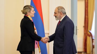 Վարչապետ Փաշինյանն ընդունել է Կանադայի ԱԳ նախարար Մելանի Ջոլիին