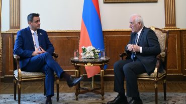 Նախագահ Վահագն Խաչատուրյանն ընդունել է Արգենտինայի դեսպան Մարիանո Վերգարային