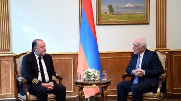 Նախագահ Վահագն Խաչատուրյանը հանդիպել է «Solidaire» հիմնադրամի տնօրեն Էնրիկե Պինեյրոյի հետ