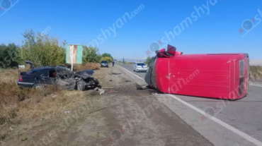 Խոշոր ավտովթար՝ Արարատի մարզում. կան վիրավորներ