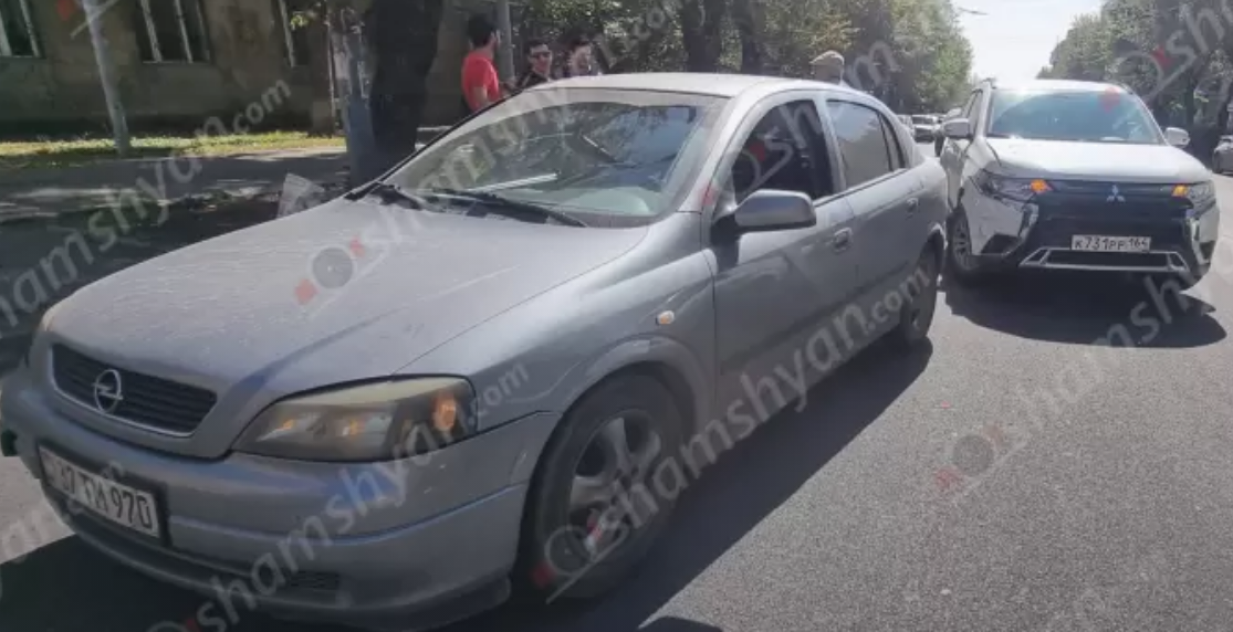Երևանում բախվել են Mitsubishi-ն ու Opel-ը