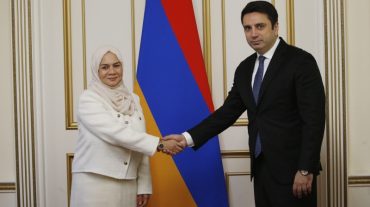 Ալեն Սիմոնյանն ընդունել է Հայաստանում Արաբական Միացյալ Էմիրությունների արտակարգ և լիազոր դեսպանին