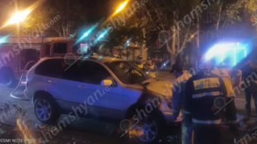 Երևանում հրդեհ է բռնկվել BMW X5 ավտոմեքենայում