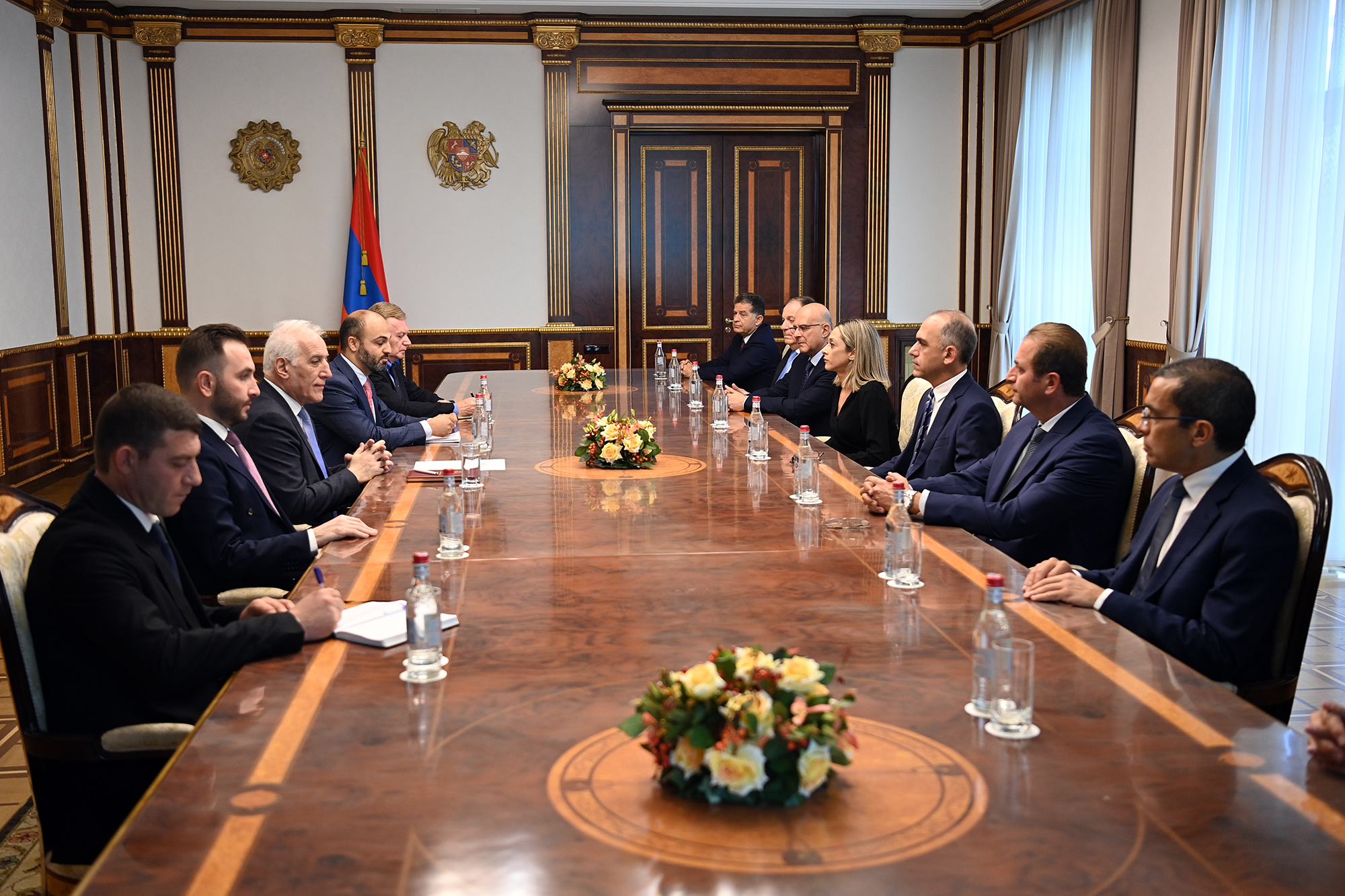 Նախագահ Վահագն Խաչատուրյանն ընդունել է Կիպրոսի Ներկայացուցիչների պալատի պատվիրակությանը