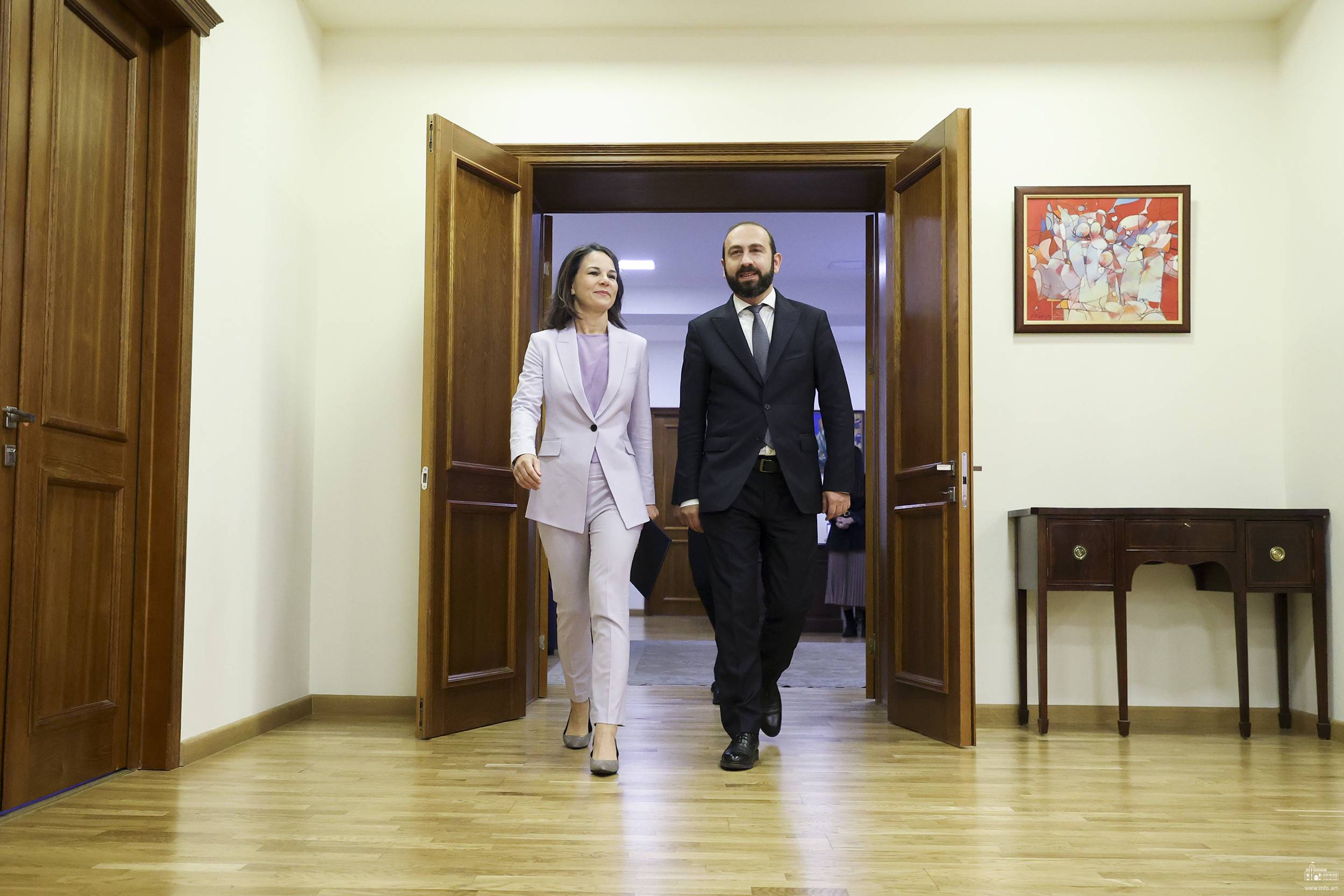 Հայաստանի և Գերմանիայի ԱԳ նախարարների հանդիպումը և համատեղ մամուլի ասուլիսը