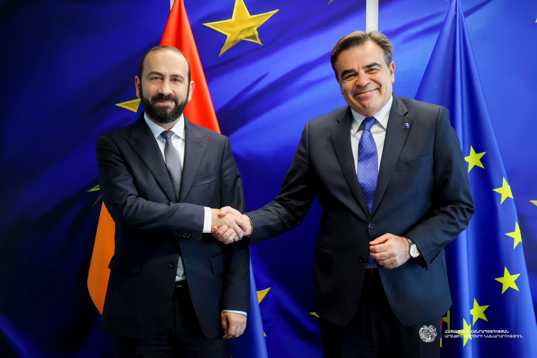 Արարատ Միրզոյանը Մարգարիտիս Սխինասի հետ քննարկել է ՀՀ-ԵՄ գործընկերության օրակարգի մի շարք հարցեր
