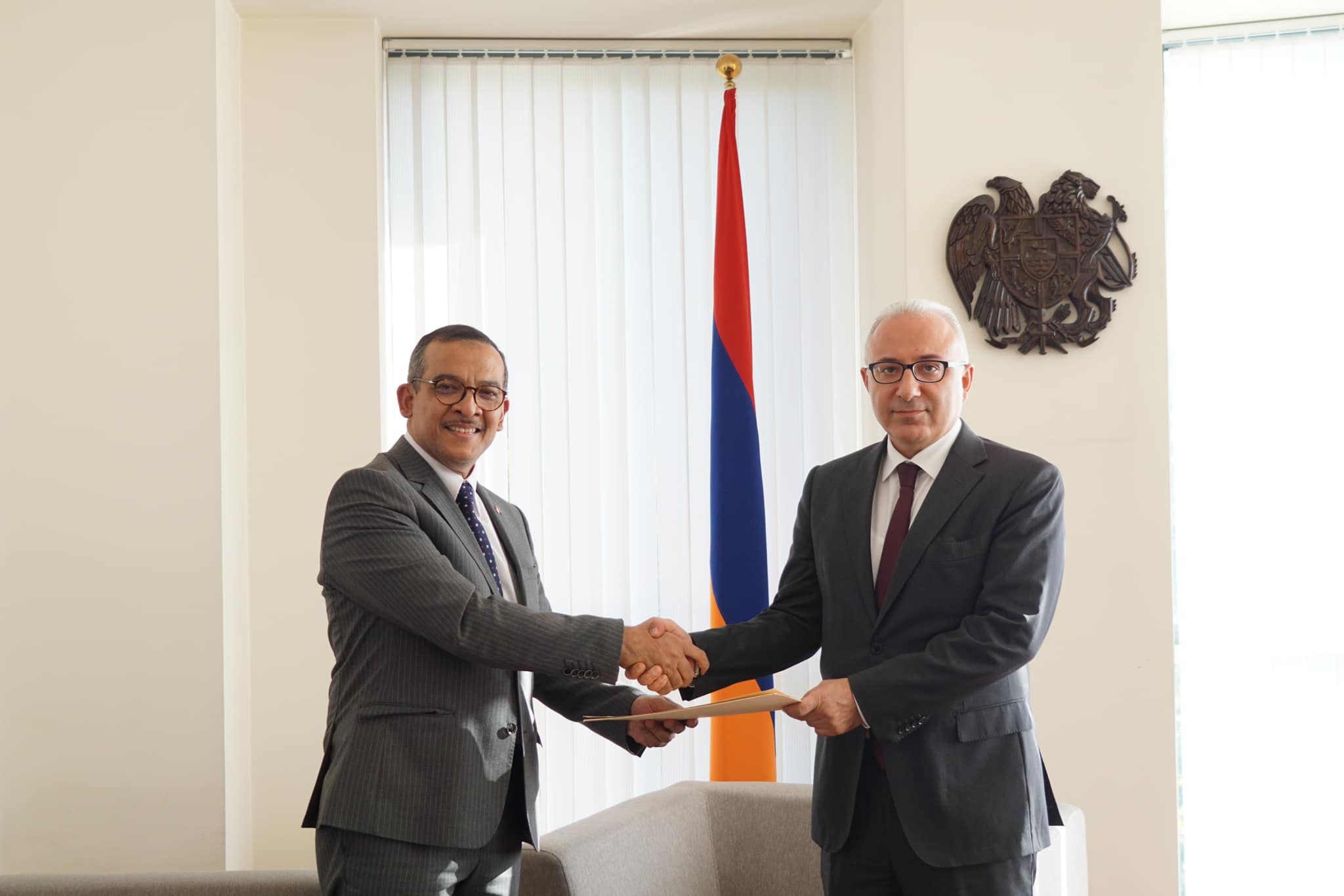 ՀՀ ԱԳ նախարարի տեղակալն Ինդոնեզիայի դեսպանի հետ քննարկել է համագործակցության խորացման հարցեր