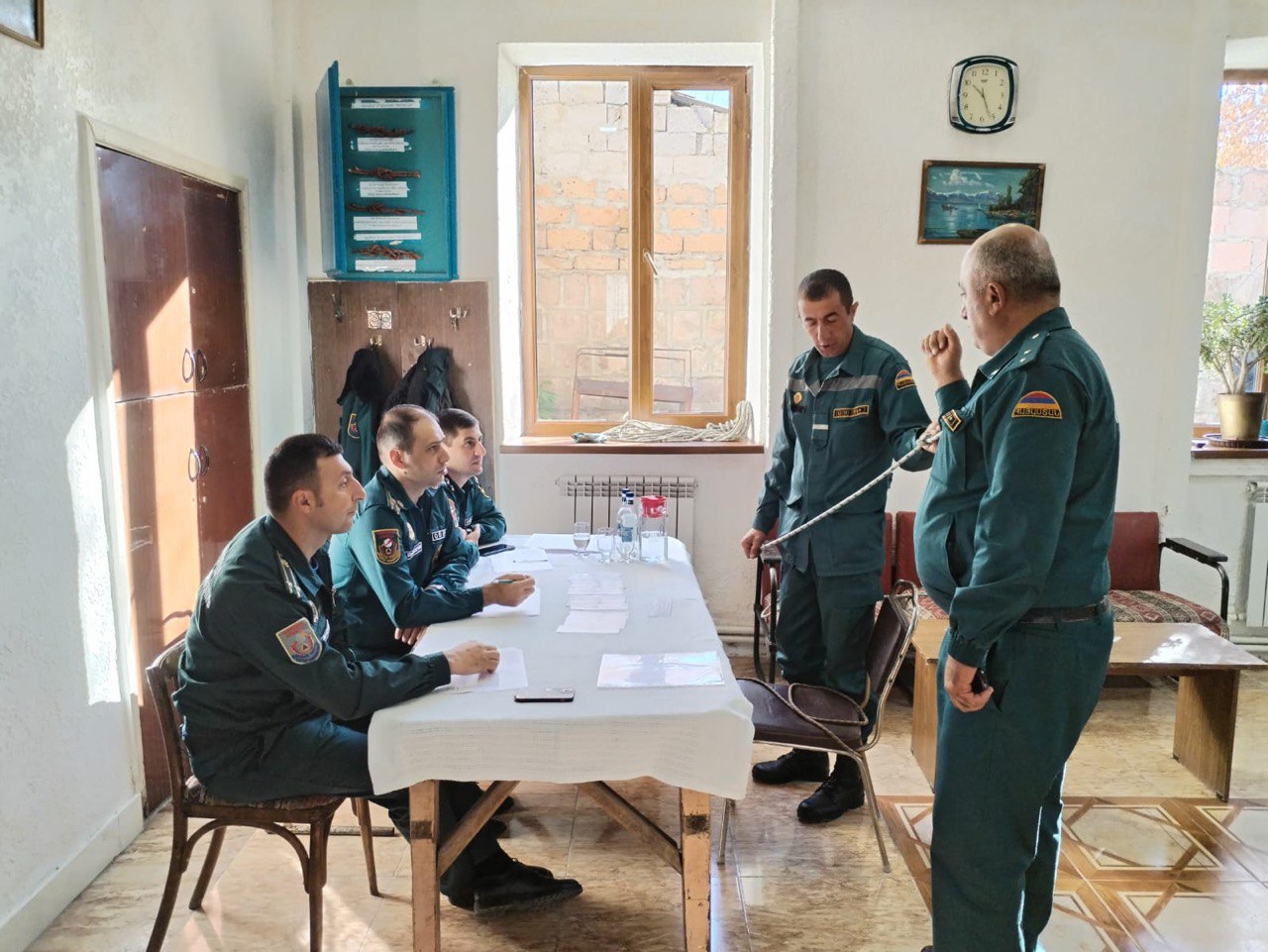 Փրկարարական ծառայողների որակավորման քննություններ ՆԳՆ ՓԾ Գեղարքունիքի մարզային փրկարարական վարչությունում