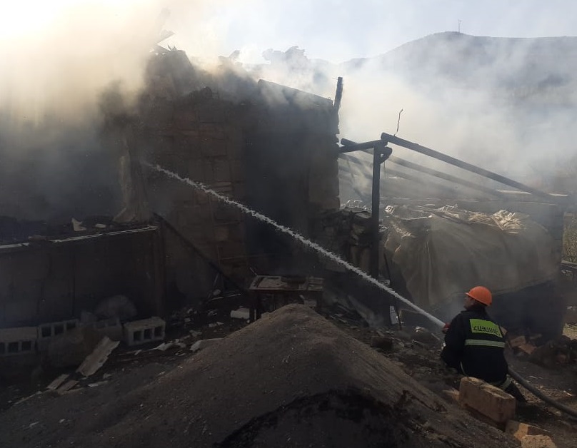 Հրդեհ` Զառիթափ գյուղում