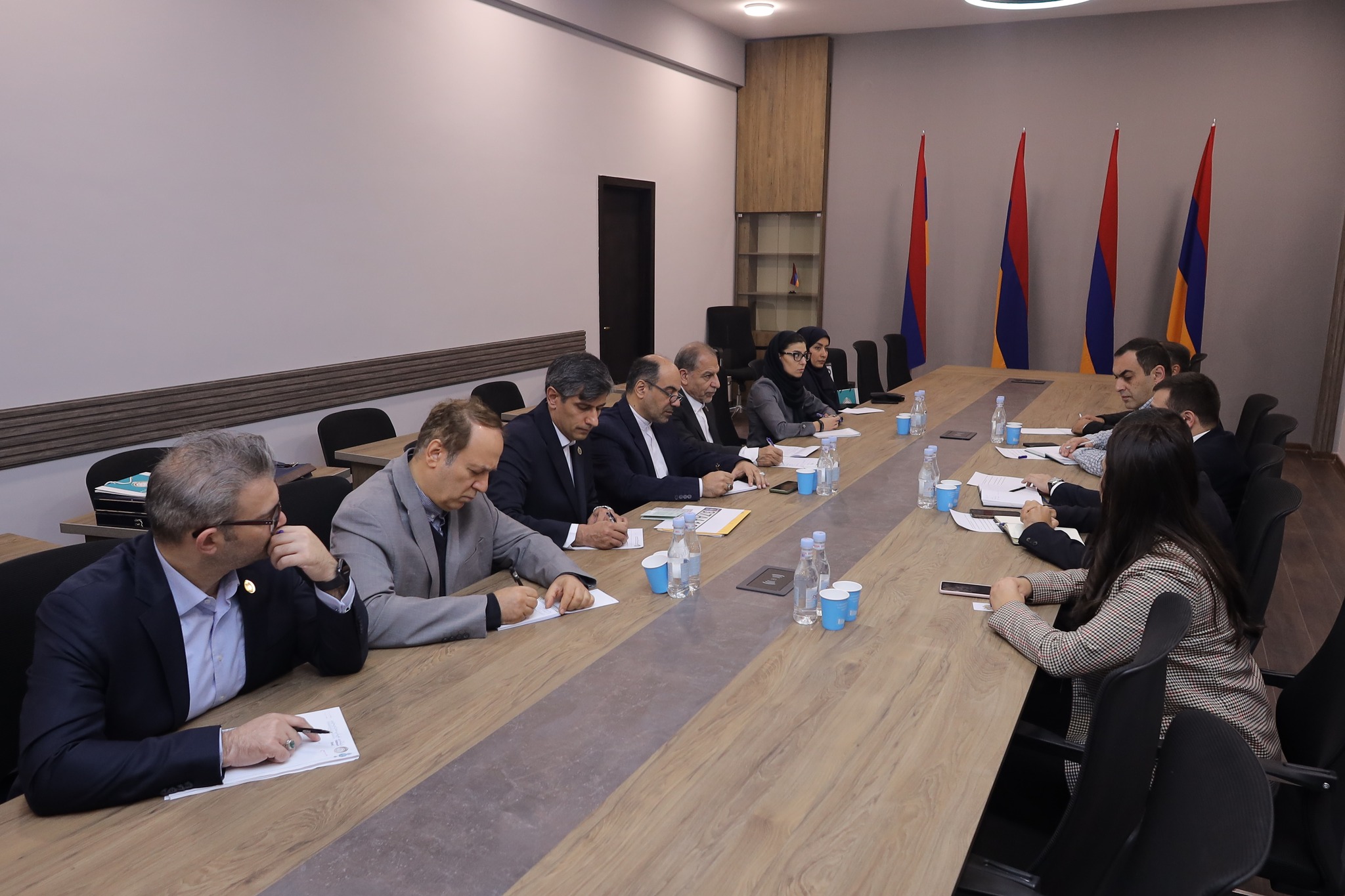 ՏԿԵՆ-ում իրանցի գործընկերների հետ քննարկվել են Հյուսիս-հարավ ճանապարհային միջանցքի ներդրումային ծրագրի ռազմավարական կարևորության մասին հարցեր