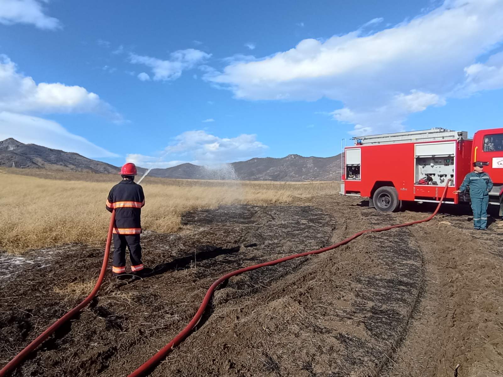 Այրվել է մոտ 25 հա խոտածածկույթ