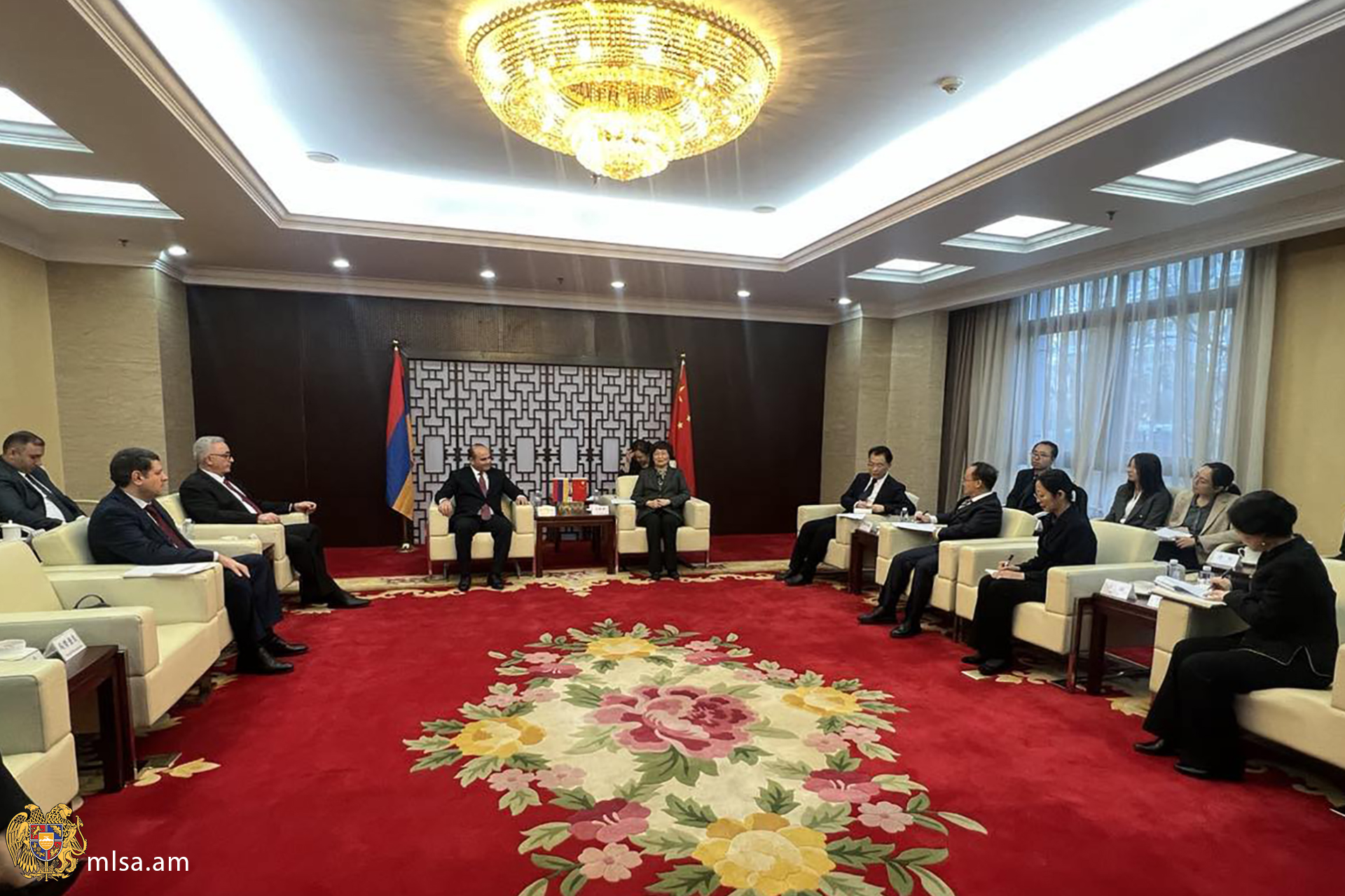 Նարեկ Մկրտչյանը բարձր է գնահատել հայ-չինական բարեկամական հարաբերությունների դերը