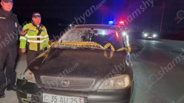 Զովունի-Եղվարդ ճանապարհին Opel-ը վրաերթի է ենթարկել կին հետիոտնի․ վերջինս հիվանդանոցում մահացել է