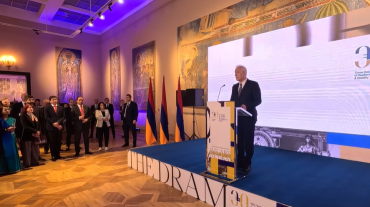 Վահագն Խաչատուրյանը մասնակցել է Հայկական դրամի ներդրման 30-ամյակին նվիրված ընդունելությանը
