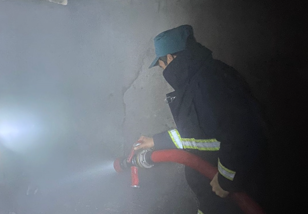 Հրդեհ Ակունք գյուղում