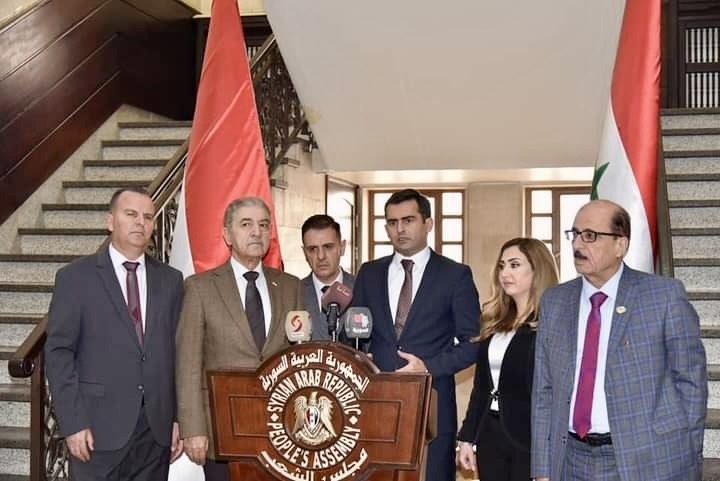 Հակոբ Արշակյանի գլխավորած պատվիրակությունը հանդիպել է Սիրիայի Ժողովրդական ժողովի նախագահի հետ