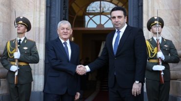 Ալեն Սիմոնյանն Իրաքի նախագահի հետ քննարկել է հայ-իրաքյան բարեկամական հարաբերությունների զարգացման հեռանկարները