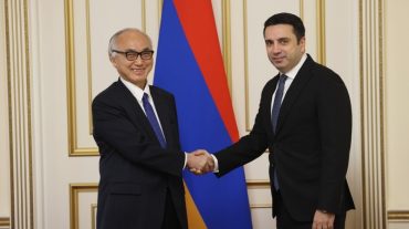 Ալեն Սիմոնյանն ընդունել է Հայաստանում դիվանագիտական առաքելությունն ավարտող Ճապոնիայի դեսպանին