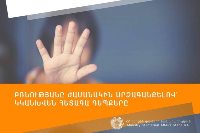 Բռնությանը ժամանակին արձագանքելով՝ կկանխվեն հետագա դեպքերը․ ՆԳՆ անդրադարձը