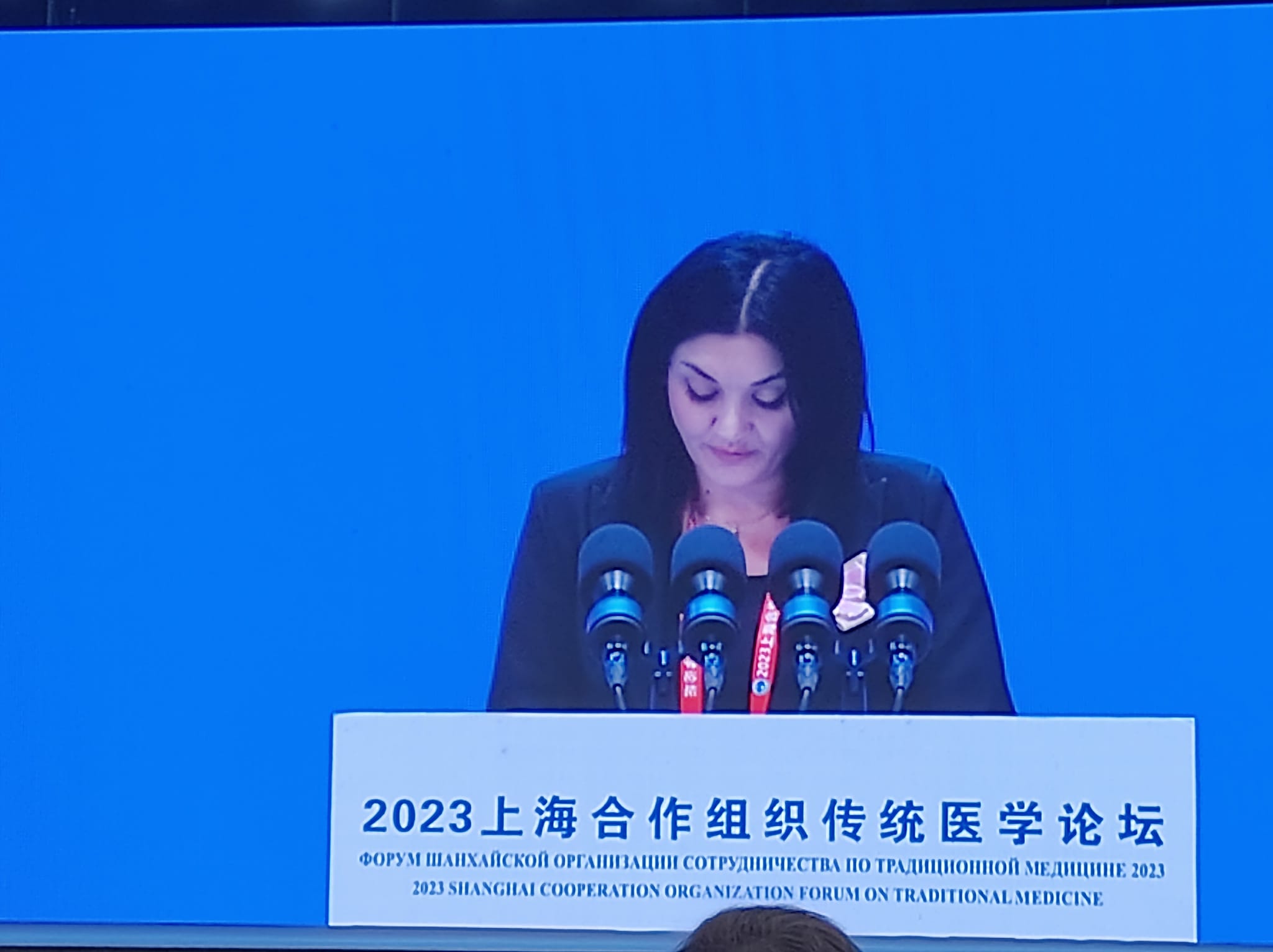 Լենա Նանուշյանը Չինաստանում մասնակցել է «Ավանդական բժշկության համաժողով 2023»-ին