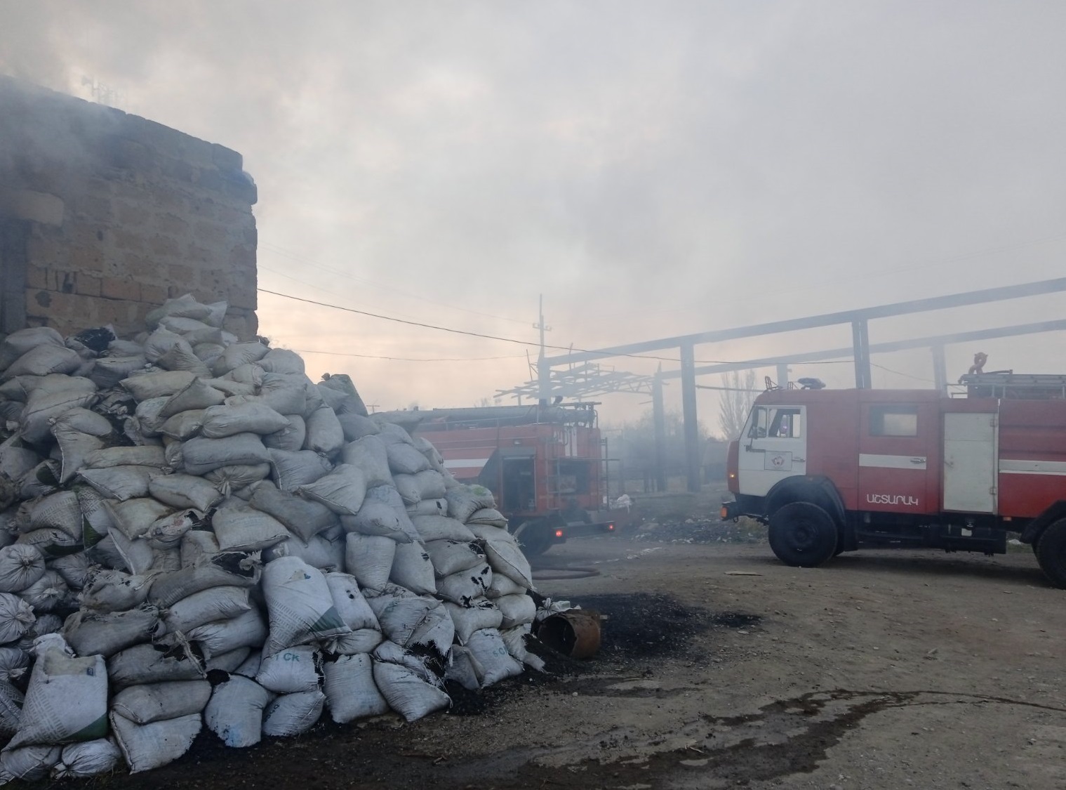 Հրդեհ Աշտարակ քաղաքում