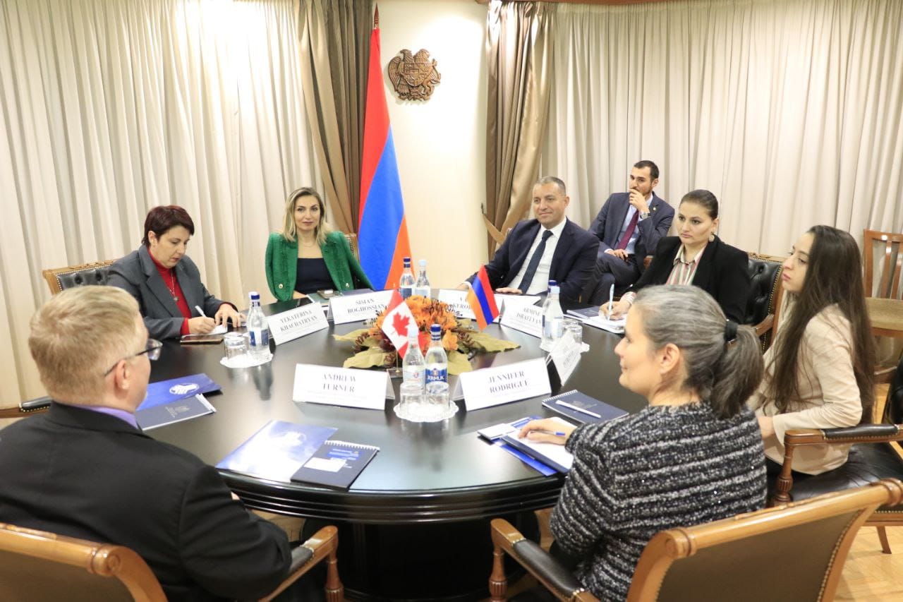 Վահան Քերոբյանը Կանադայի դեսպանին է ներկայացրել Հայաստանի տնտեսության առաջնահերթությունները