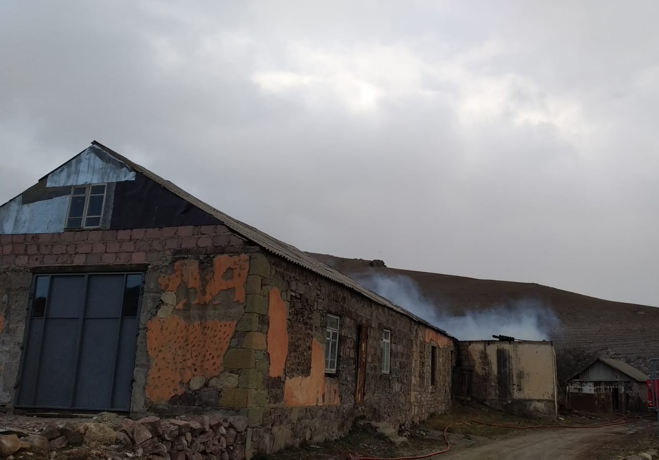 Հրդեհ Տաշիր-Ձորամուտ ավտոճանապարհին