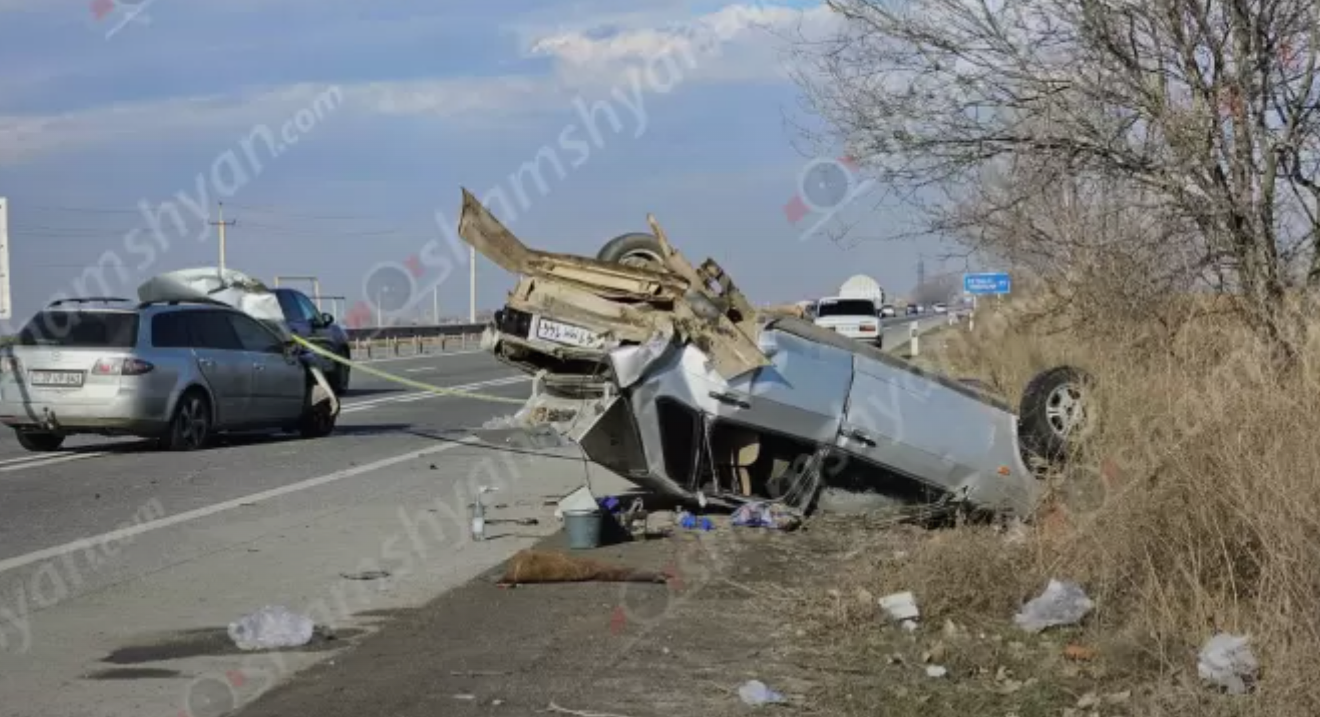 Խոշոր ավտովթար՝ Արարատի մարզում. կա վիրավոր