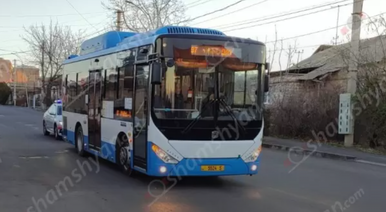 Վրաերթ՝ Երևանում․ թիվ 97 երթուղին սպասարկող Zhongtong ավտոբուսը վրաերթի է ենթարկել հետիոտնի