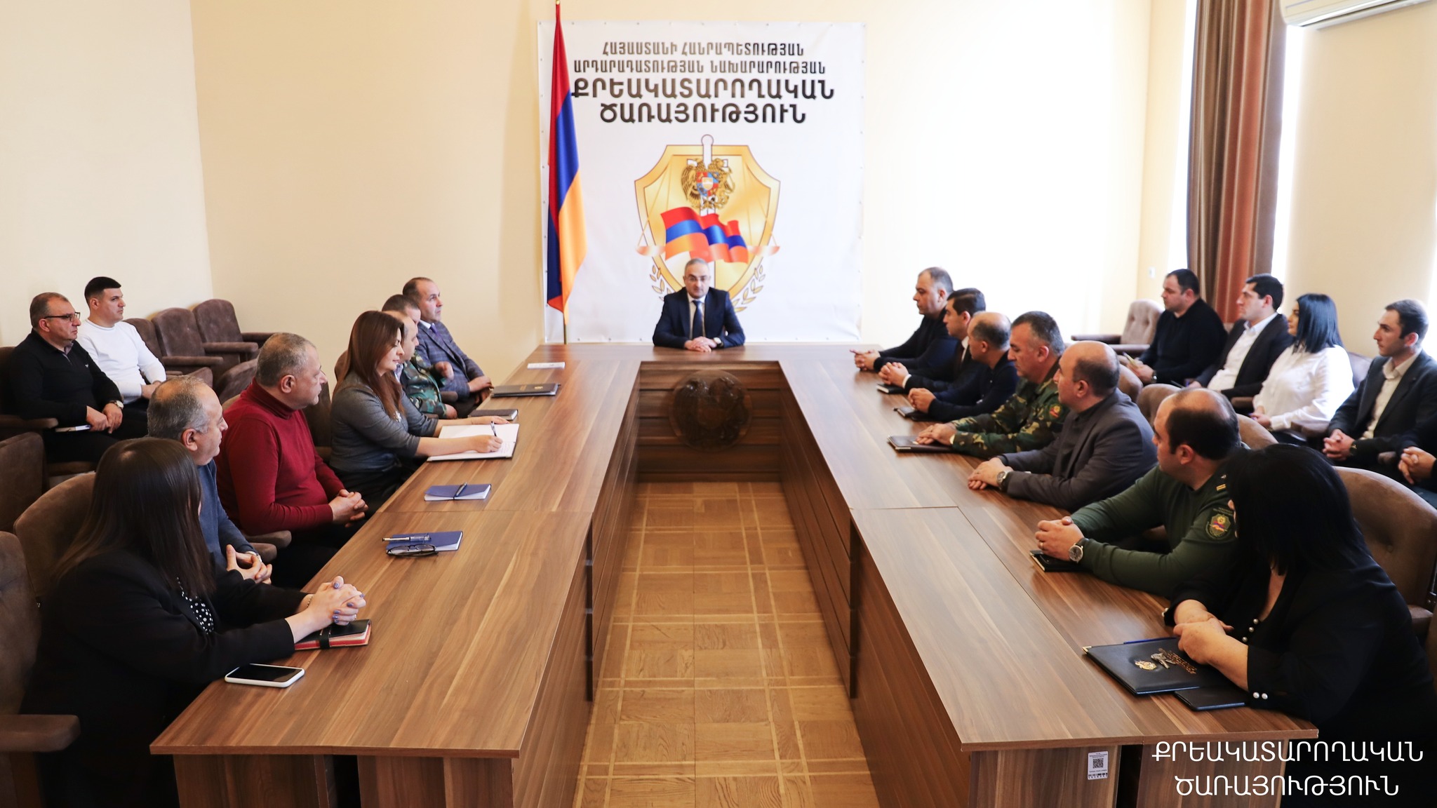Քրեակատարողական ծառայության պետը ներկայացրել է կենտրոնական մարմնի երկու ստորաբաժանումների ղեկավարներին