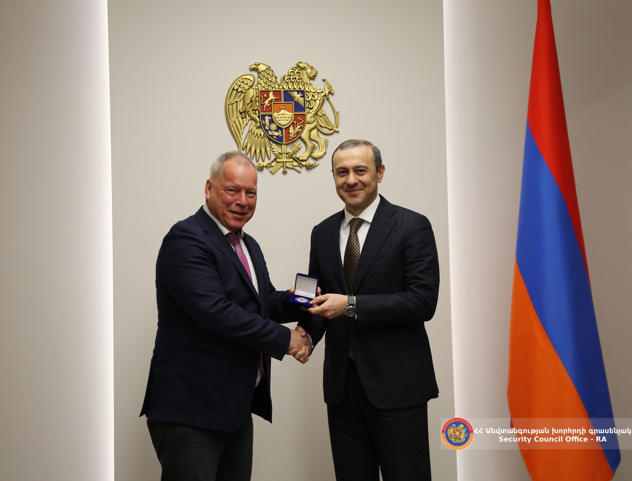 ԱԽ քարտուղարն ընդունել է Հայաստանում ԵՄ դիտորդական առաքելության ղեկավարին
