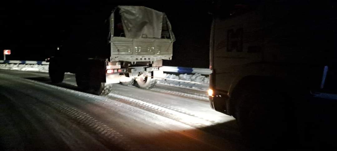 Տաթև-Լծեն-Սիսիան ավտոճանապարհին բեռնատարներ են արգելափակվել