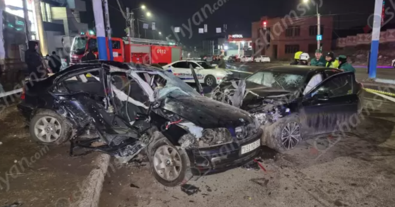 Ողբերգական ավտովթար՝ Երևանում. կա 1 զոհ ու վիրավորներ