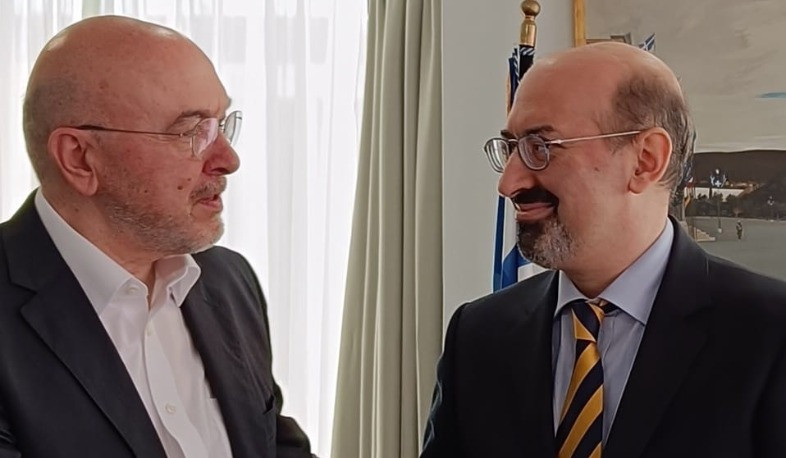 Դեսպան Տիգրան Մկրտչյանը հանդիպել է տնտեսական դիվանագիտության հարցերով Հունաստանի ԱԳ նախարարի տեղակալի հետ