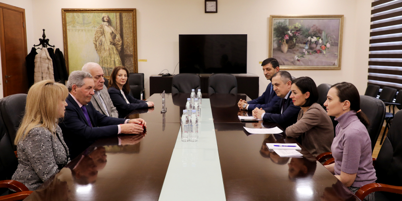 Ժաննա Անդրեասյանն ընդունել է Սուսերամարտի եվրոպական կոնֆեդերացիայի նախագահին
