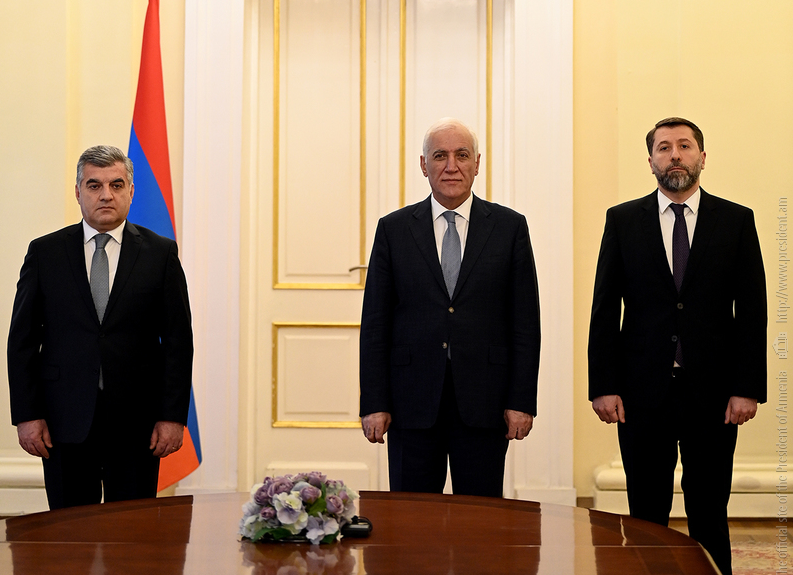 Հանրապետության նախագահի նստավայրում տեղի է ունեցել դատավորների երդման արարողություն