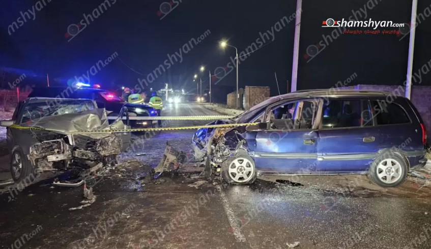 Կոտայքի մարզում բախվել են Mercedes-ն ու Opel-ը. 4 վիրավորներից 2-ը հարազատ եղբայրներ են