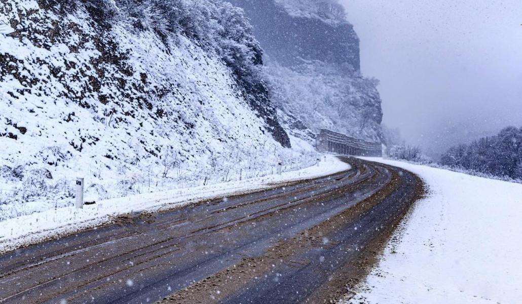 Թումանյանի տարածաշրջանում թույլ ձյուն է տեղում