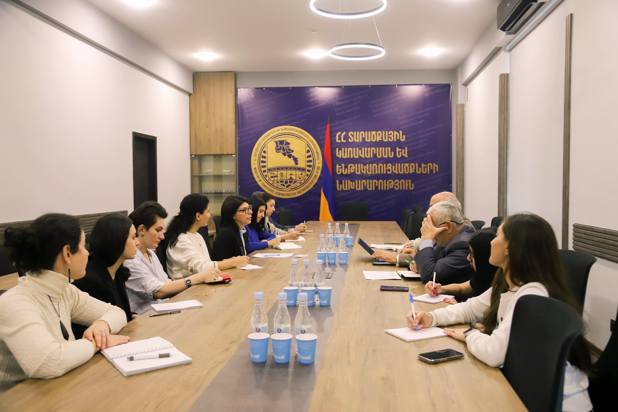 Վաչե Տերտերյանը հանդիպել է ՅՈՒՆԻՍԵՖ միջազգային կազմակերպության ներկայացուցիչների հետ