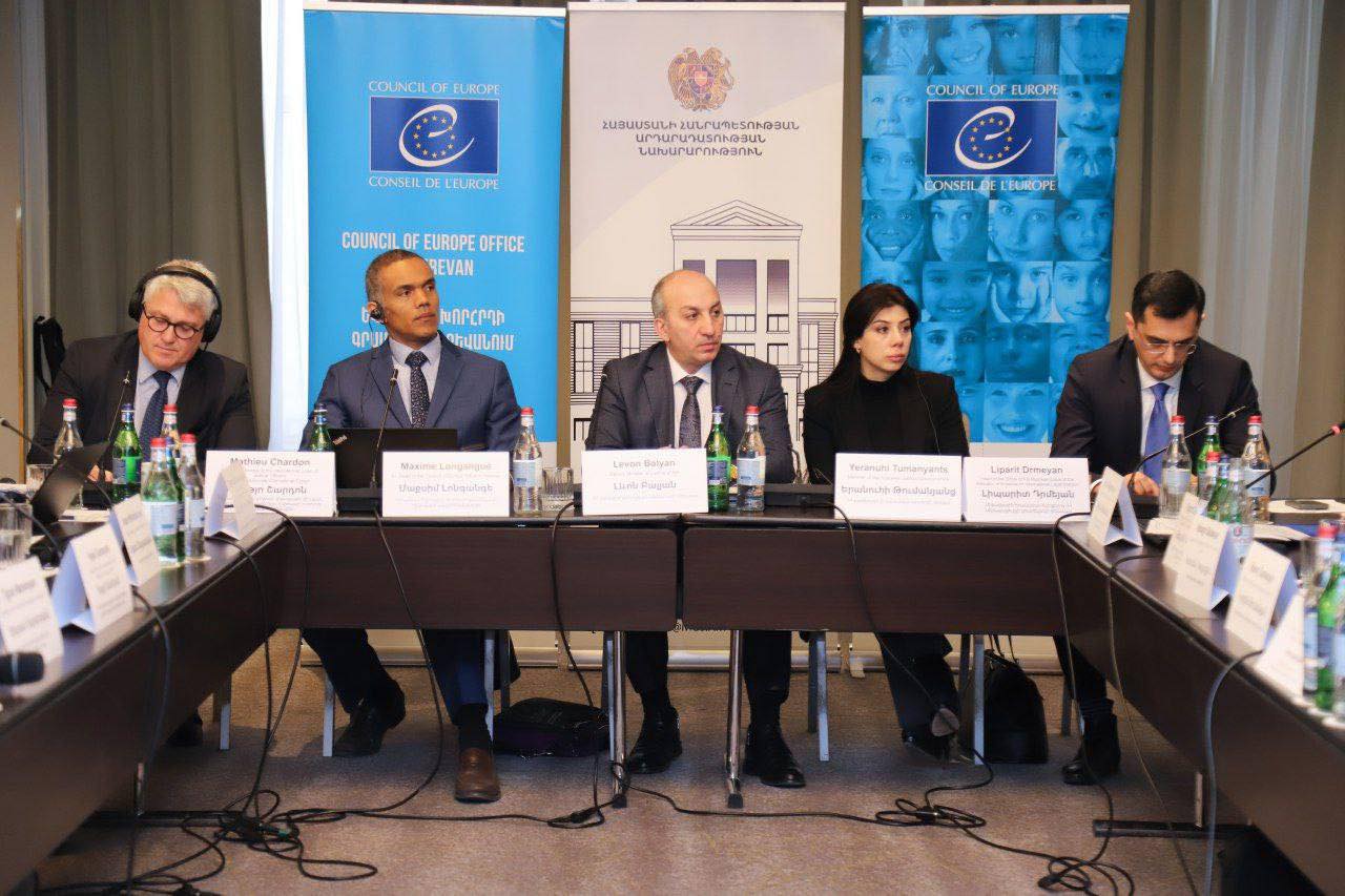 Արդարադատության նախարարի տեղակալը ԵԽ կազմակերպած քննարկմանը ներկայացրել է ոլորտային բարեփոխումները