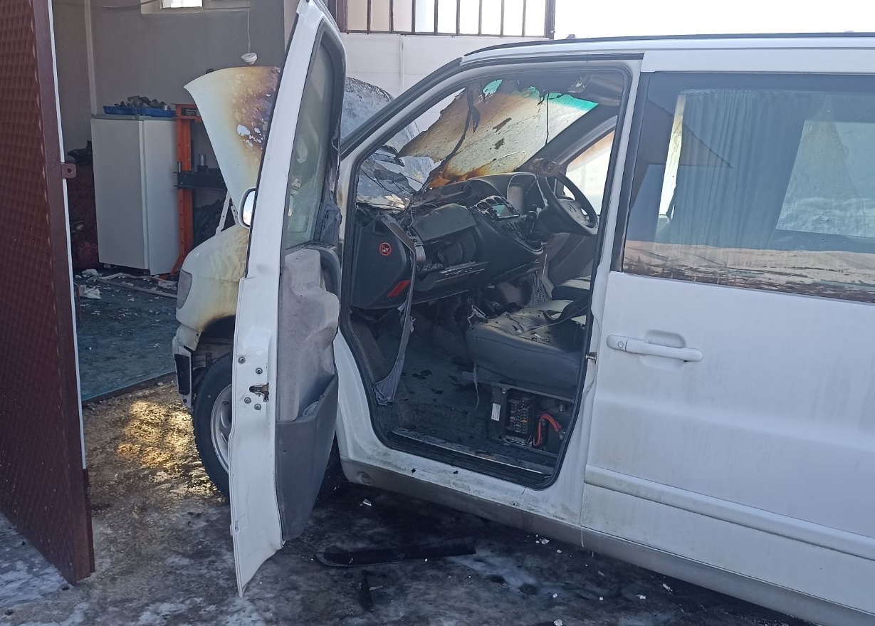 Հրդեհ՝ ավտոտեխսպասարկման կետում