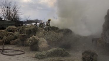 Այրվել է մոտ 100 հակ անասնակեր