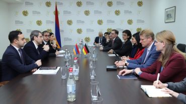 Գրիգոր Մինասյանն ընդունել է Բունդեսթագի Իրավական հարցերի հանձնաժողովի նախագահ Էլիզաբեթ Վինկելմայեր-Բեքերի գլխավորած պատվիրակությանը