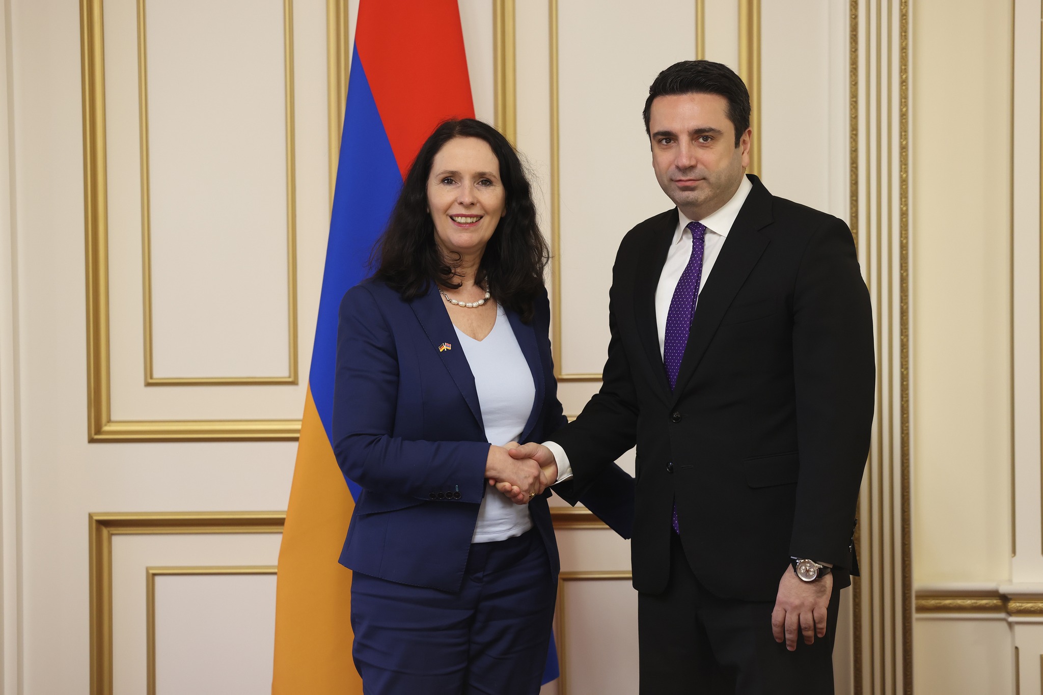Ալեն Սիմոնյանն ընդունել է Գերմանիայի Բունդեսթագի իրավական հարցերի հանձնաժողովի նախագահի գլխավորած պատվիրակությանը