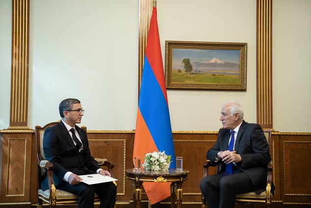 Նախագահ Վահագն Խաչատուրյանն ընդունել է Թուրքմենստանի դեսպանին