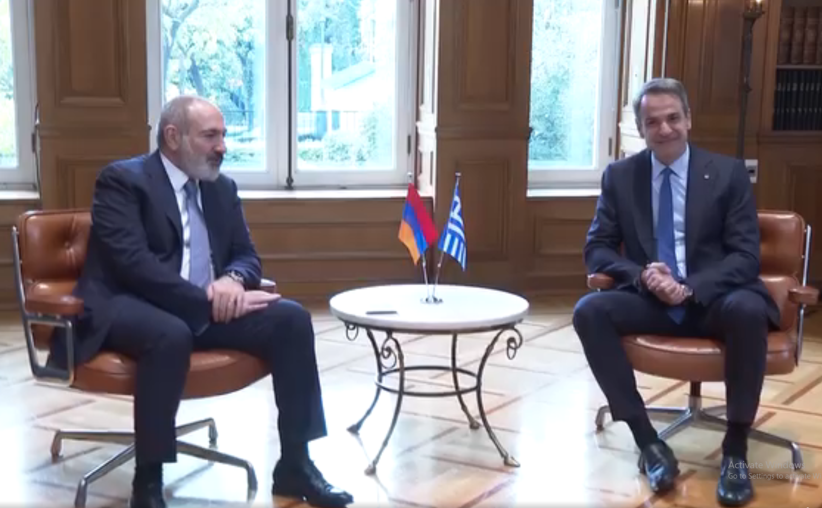 Նիկոլ Փաշինյանը հանդիպում է ունեցել Հունաստանի վարչապետի հետ
