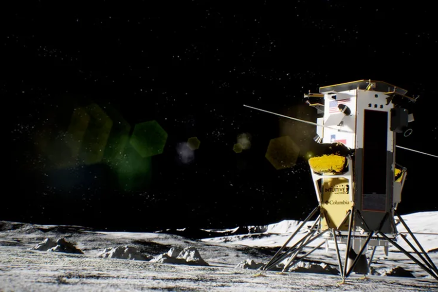Ամերիկյան Odysseus մոդուլը շրջվել է Լուսնի վրա վայրէջք կատարելիս