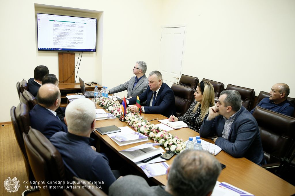 Լիտվայի ՆԳ նախարարության հետ համագործակցությունն ամրապնդվում է