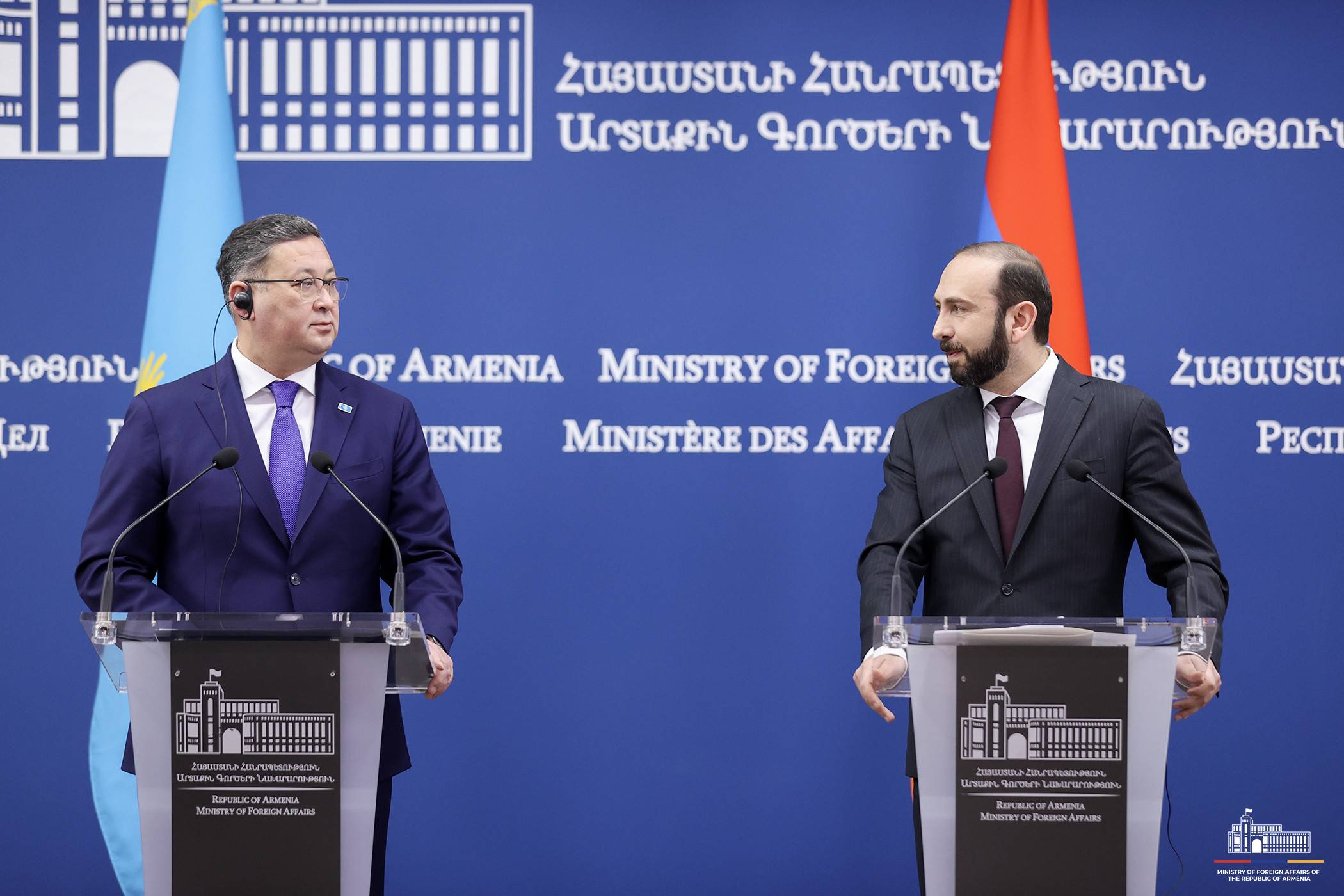 Հայաստանը շահագրգռված է իր երկկողմ հարաբերությունների զարգացմամբ՝ Ամերիկյան մայրցամաքից մինչև հեռավոր Արևելք. Արարատ Միրզոյանը՝  Մուրատ Նուրտլաույին