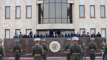 ՊՆ վարչական համալիրում տեղի է ունեցել Նիկոլաոս Դենդիասի դիմավորման հանդիսավոր արարողությունը